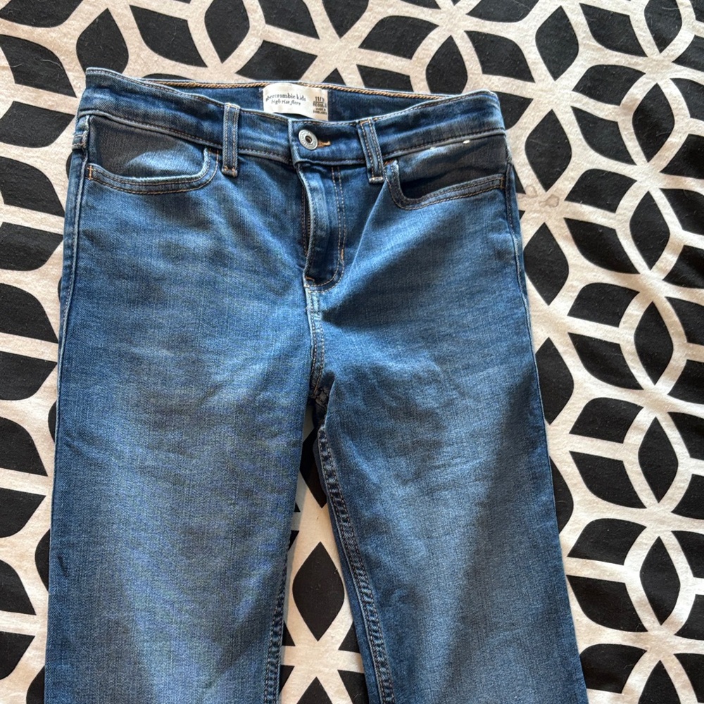 Abercrombie Kids Dark Blue Straight Leg Jeans